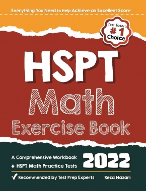 HSPT Math Exercise Book: A Comprehensive Workbook + HSPT Math Practice Tests