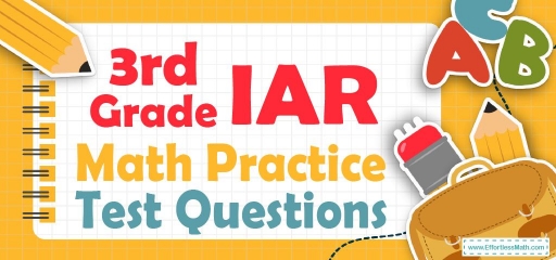 3rd Grade IAR Math Practice Test Questions