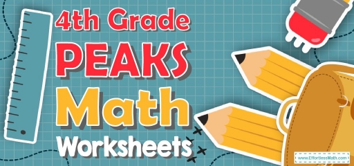 4th Grade PEAKS Math Worksheets: FREE & Printable