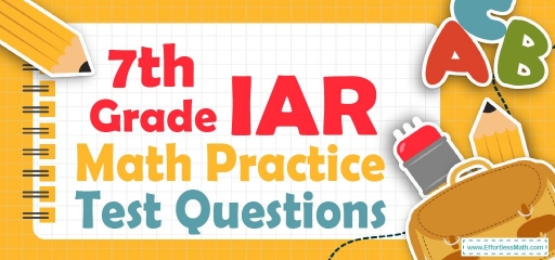 7th Grade IAR Math Practice Test Questions