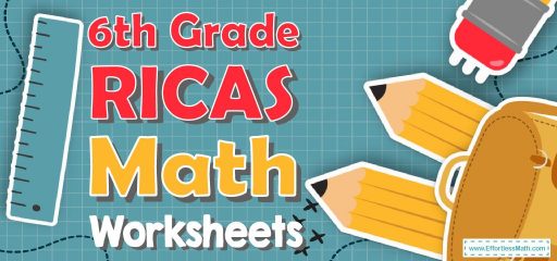 6th Grade RICAS Math Worksheets: FREE & Printable