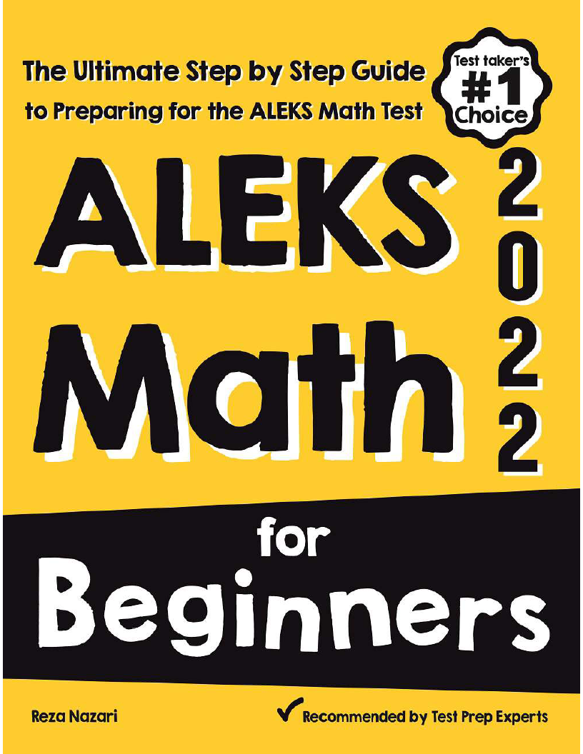 ALEKS Math for Beginners 2024 The Ultimate Step by Step Guide to