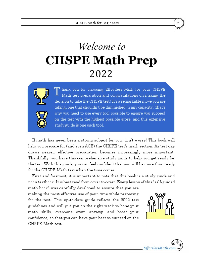 CHSPE Math for Beginners 2023The Ultimate Step by Step Guide to