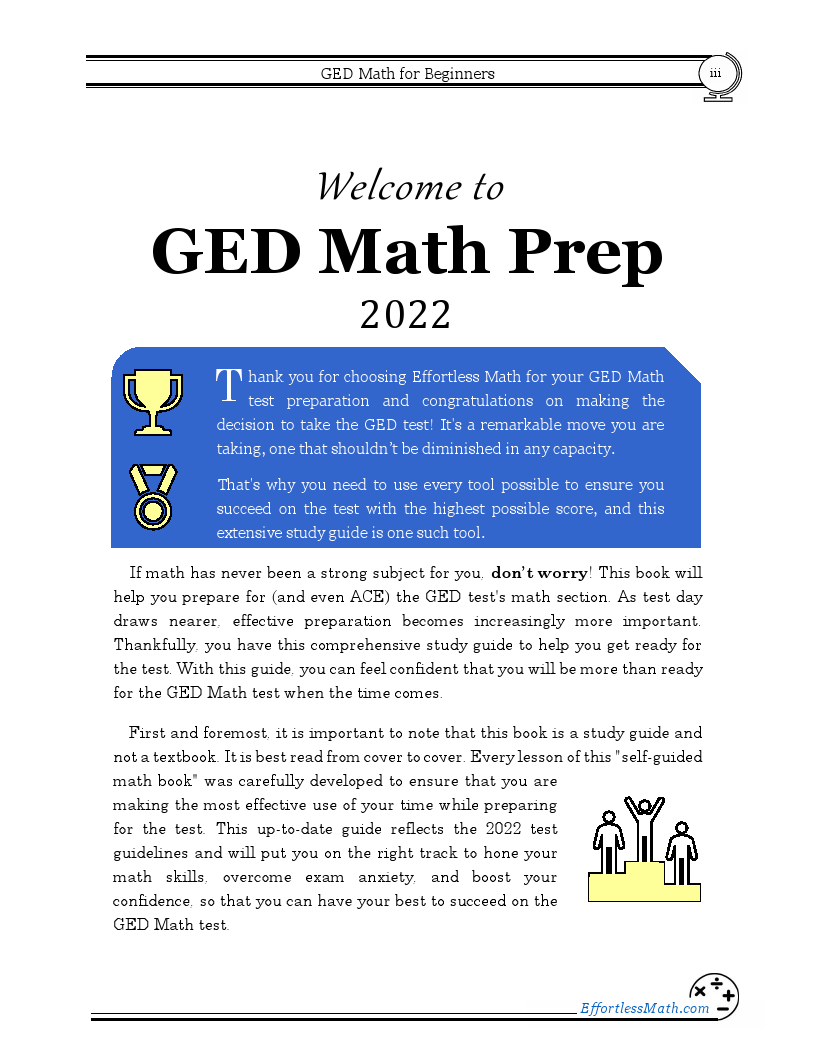 GED Math for Beginners 2024 The Ultimate Step by Step Guide to
