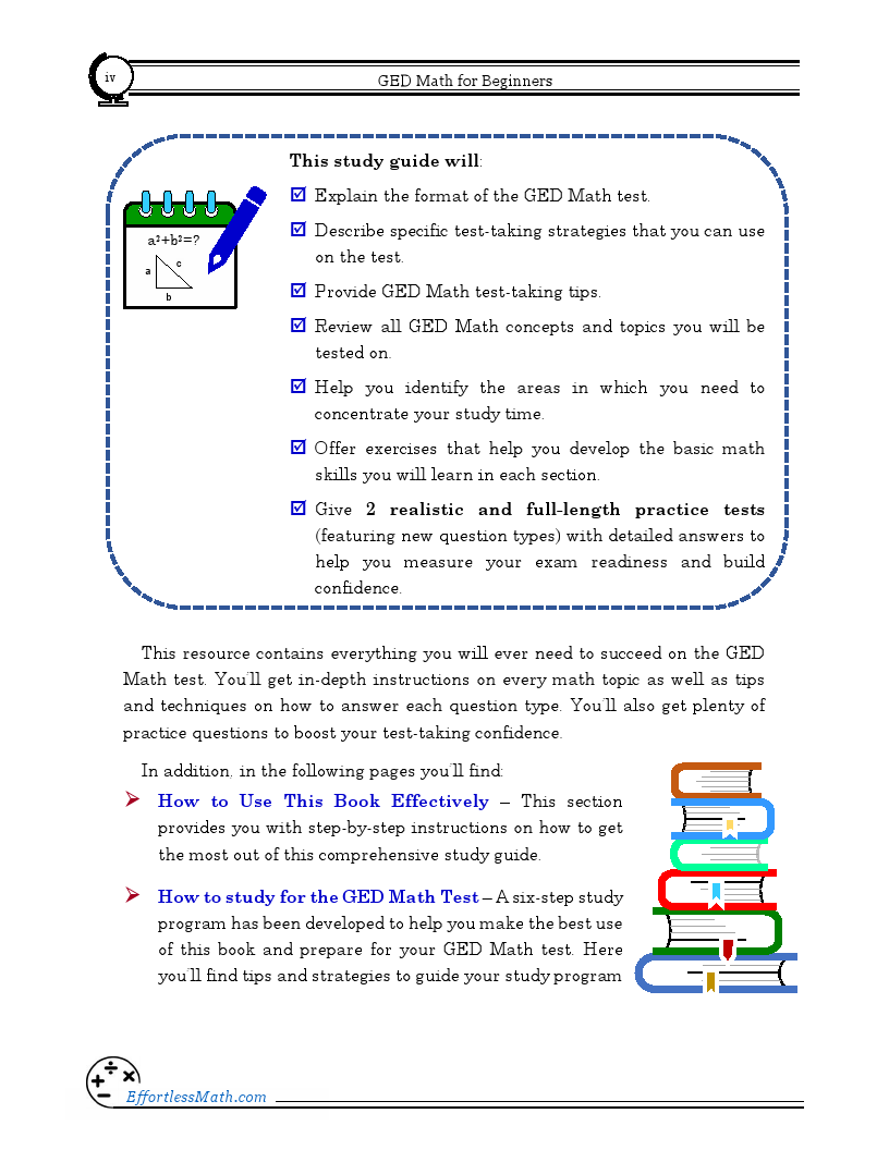 GED Math for Beginners 2024 The Ultimate Step by Step Guide to
