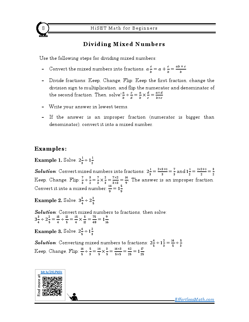 HiSET Math for Beginners 2025 The Ultimate Step by Step Guide to