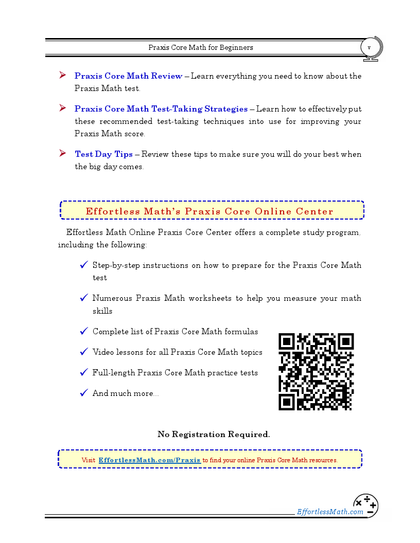 Praxis core math for beginners 2024 the ultimate step by step guide to