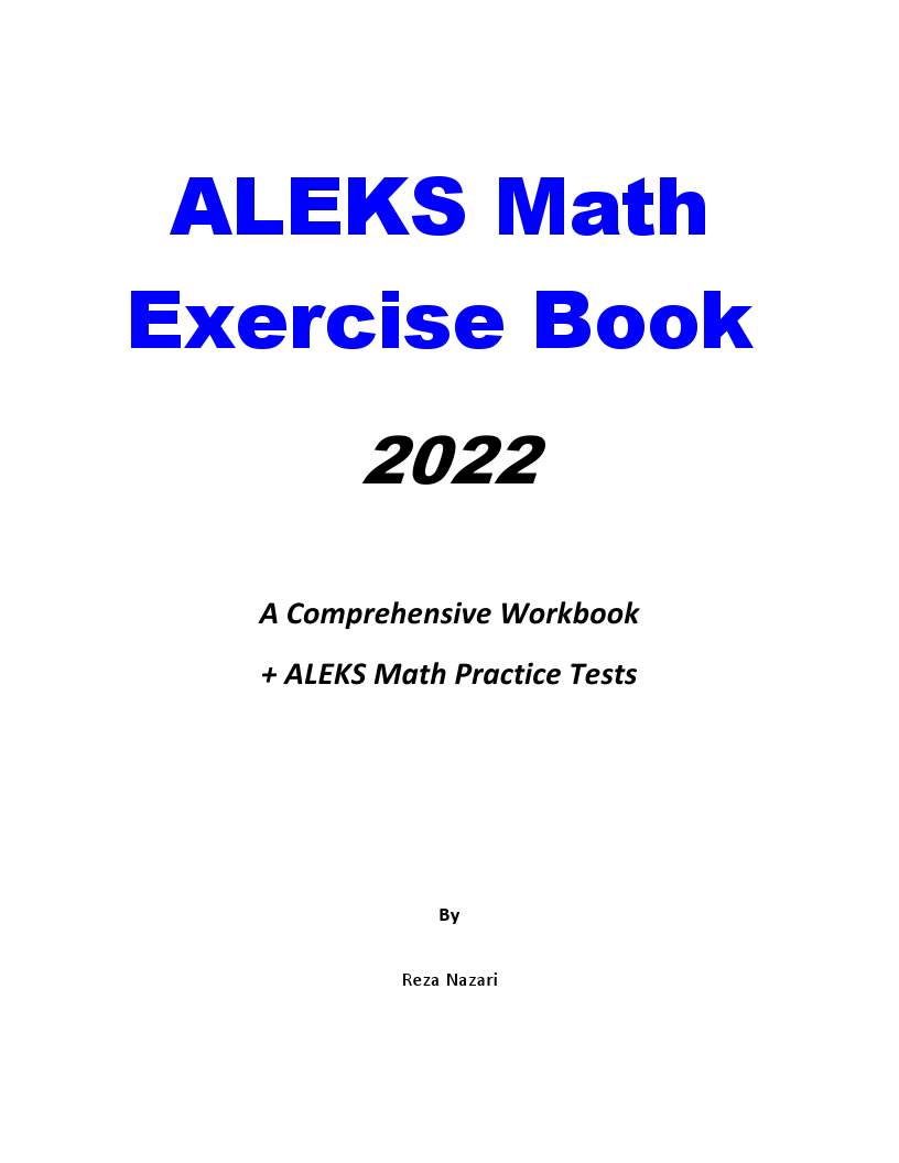 Aleks math exercise book a comprehensive workbook aleks math