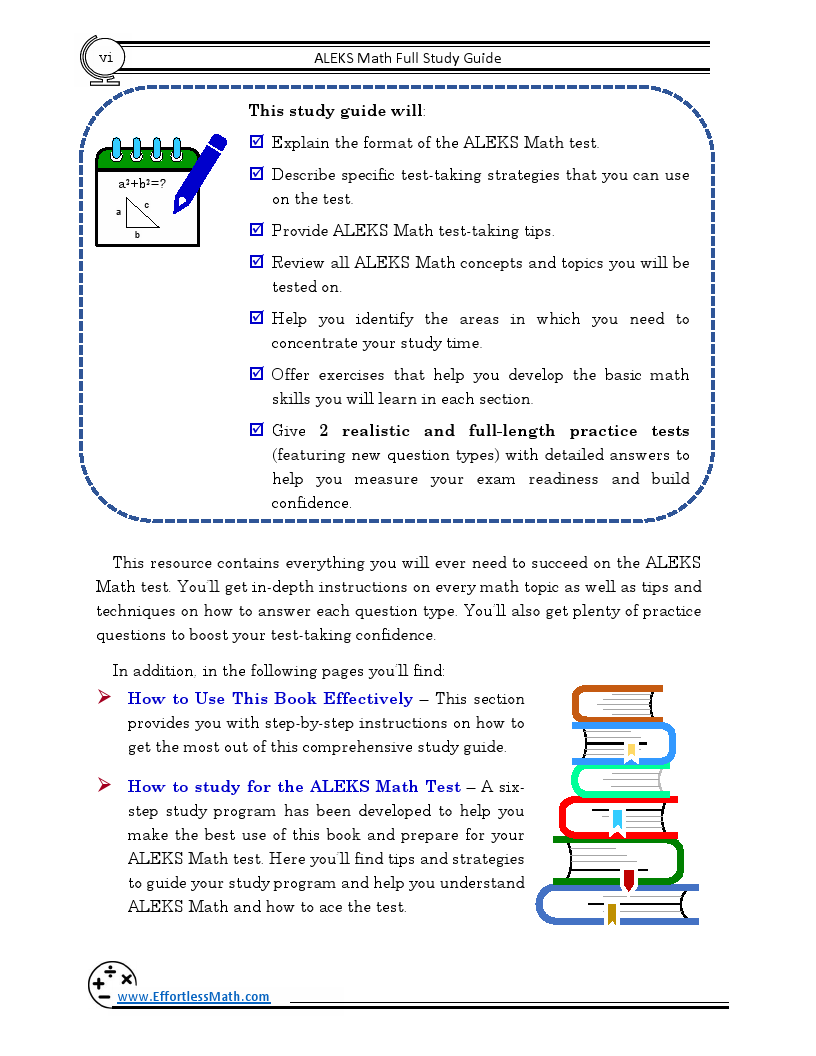 Aleks math full study guide comprehensive review practice tests