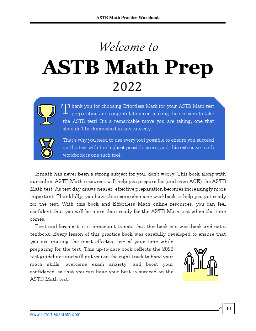 ASTB Math Practice Workbook: The Most Comprehensive Review for the Math ...