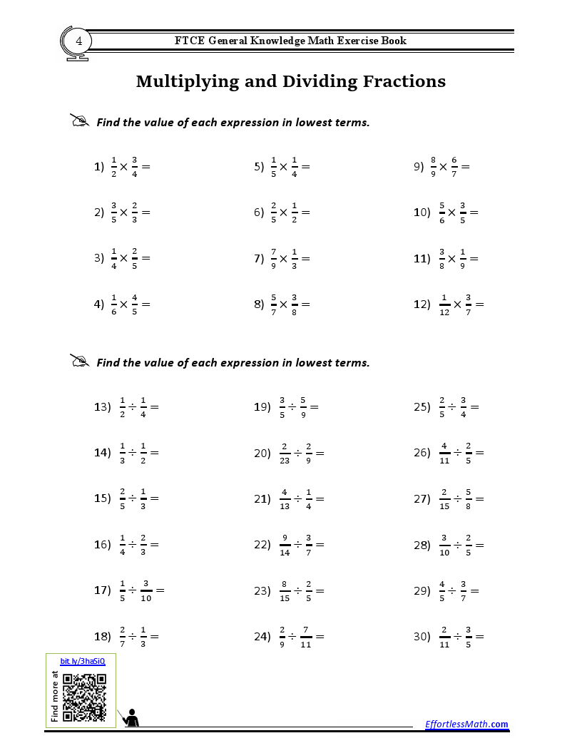 FTCE Math Exercise Book: A Comprehensive Workbook + FTCE Math Practice ...