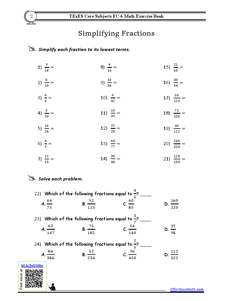 TExES Core Subjects EC-6 Math Exercise Book: A Comprehensive Workbook ...