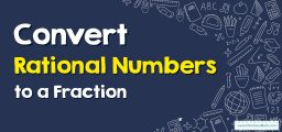 Convert Rational Numbers to a Fraction