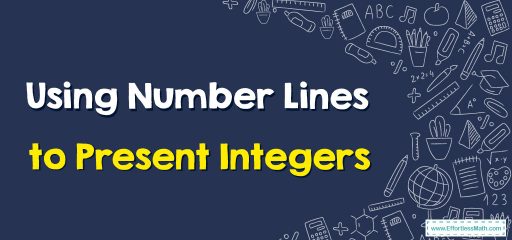 Using Number Lines to Represent Integers