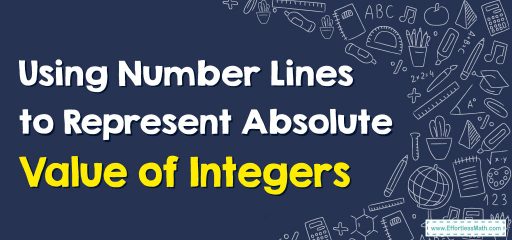 Using Number Lines to Represent Absolute Value of Integers