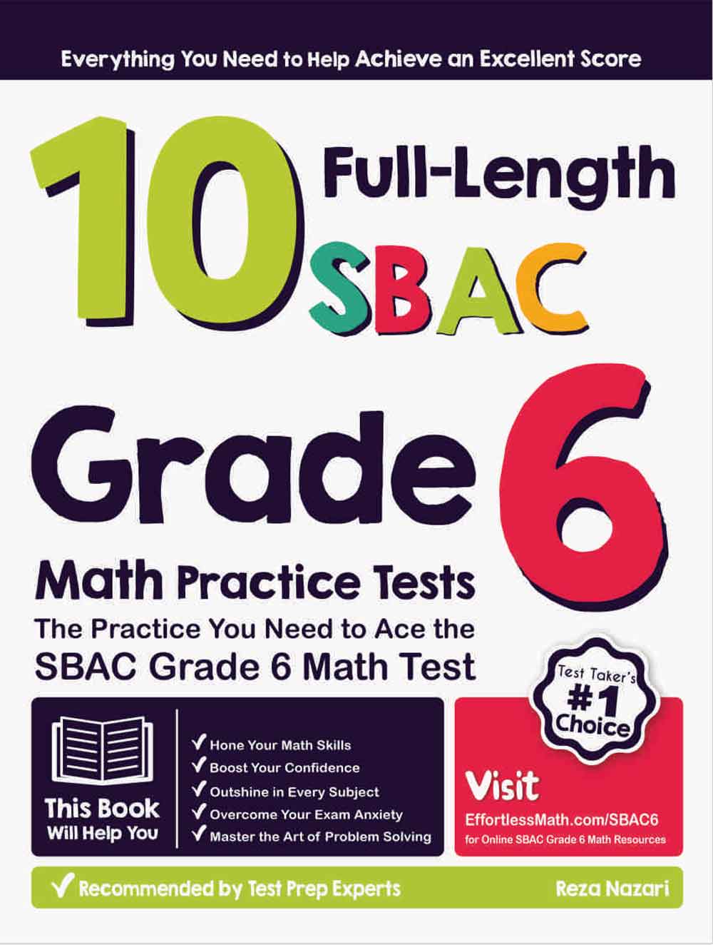 Smarter Balanced Grade 6 Math Practice Tests | Effortless Math
