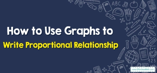 How to Use Graphs to Write Proportional Relationship