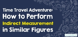 Time Travel Adventure: How to Perform Indirect Measurement in Similar Figures
