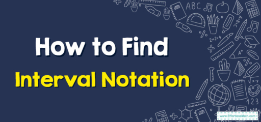 How to Find Interval Notation
