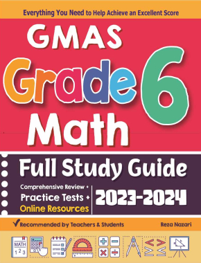 GMAS Grade 6 Math Full Study Guide: Comprehensive Review + Practice Tests + Online Resources