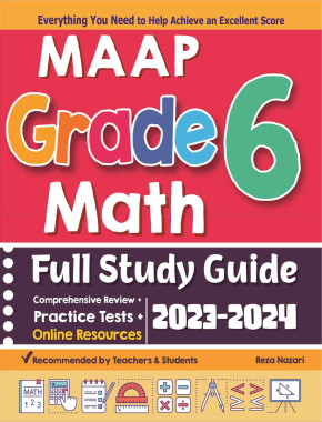 MAAP Grade 6 Math Full Study Guide: Comprehensive Review + Practice Tests + Online Resources