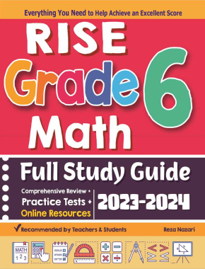 RISE Grade 6 Math Full Study Guide: Comprehensive Review + Practice Tests + Online Resources