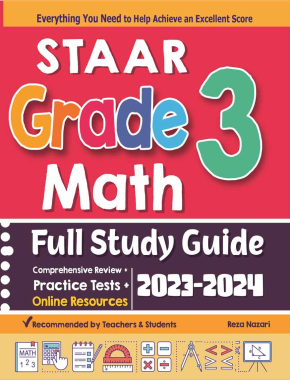 STAAR Grade 3 Math Full Study Guide: Comprehensive Review + Practice Tests + Online Resources