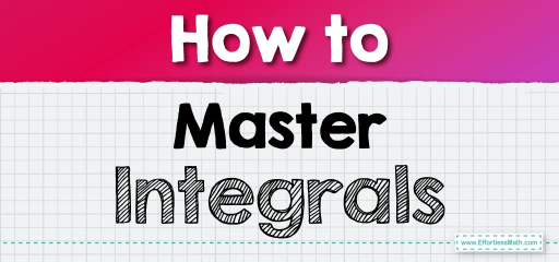 How to Master Integrals