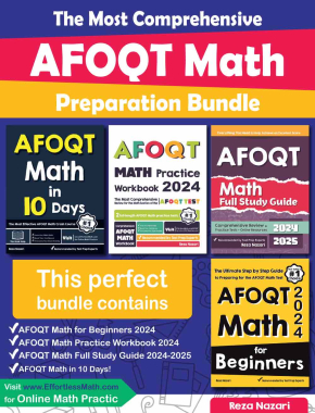 The Most Comprehensive AFOQT Math Preparation Bundle: Includes AFOQT Math Prep Books, Workbooks, and Practice Tests
