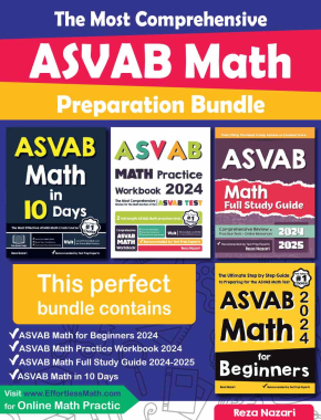 The Most Comprehensive ASVAB Math Preparation Bundle: Includes ASVAB Math Prep Books, Workbooks, and Practice Tests