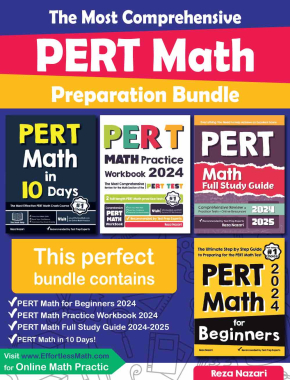 The Most Comprehensive PERT Math Preparation Bundle: Includes PERT Math Prep Books, Workbooks, and Practice Tests