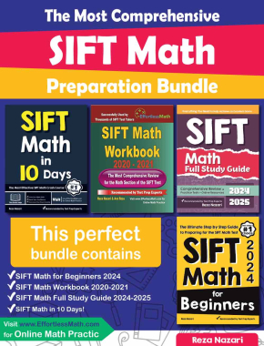 The Most Comprehensive SIFT Math Preparation Bundle: Includes SIFT Math Prep Books, Workbooks, and Practice Tests