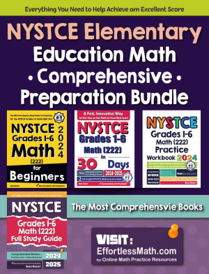 NYSTCE Elementary Education Math Preparation Bundle