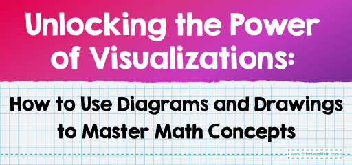 Unlocking the Power of Visualizations: How to Use Diagrams and Drawings to Master Math Concepts