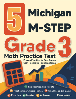 5 Michigan M STEP Grade 3 Math Practice Tests