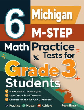6 Michigan M-STEP Grade 3 Math Practice Tests