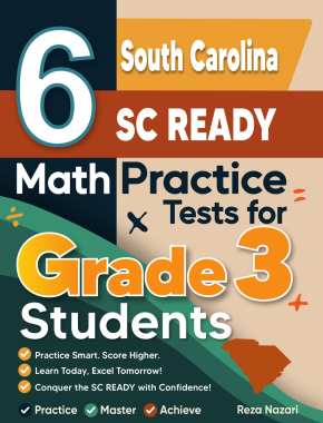 6 South Carolina SC READY Grade 3 Math Practice Tests