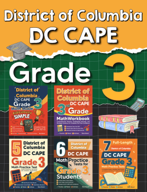 The Most Comprehensive District of Columbia DC CAPE Grade 3 Math Preparation Bundle