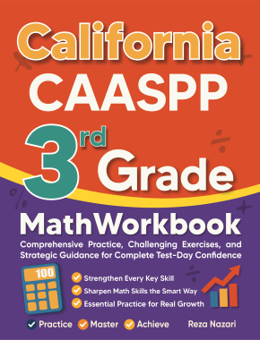 California CAASPP 3rd Grade Math Workbook