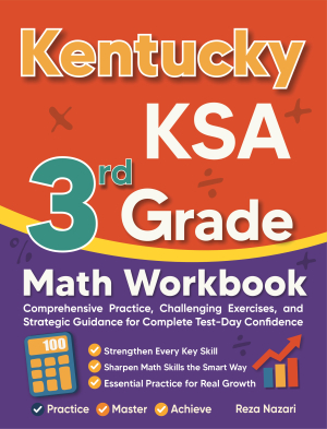 Kentucky KSA 3rd Grade Math Workbook cover