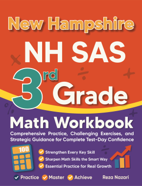 New Hampshire NH SAS 3rd Grade Math Workbook