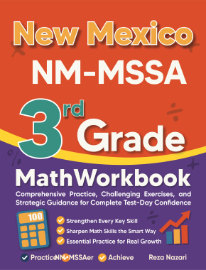 New Mexico NM-MSSA 3rd Grade Math Workbook
