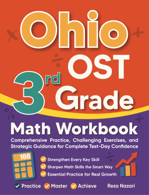 Ohio OST 3rd Grade Math Workbook cover