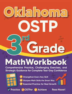 Oklahoma OSTP 3rd Grade Math Workbook cover
