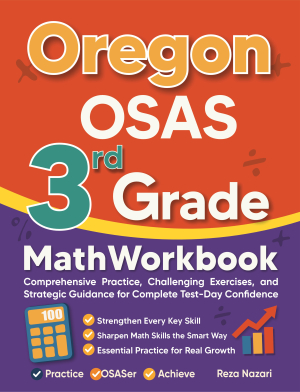 Oregon OSAS 3rd Grade Math Workbook cover