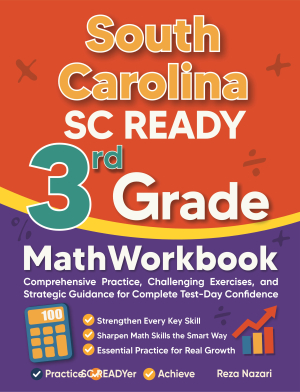 South Carolina SC READY 3rd Grade Math Workbook cover