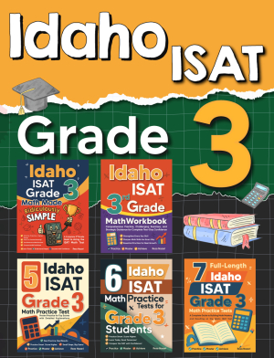 The Most Comprehensive Idaho ISAT Grade 3 Math Preparation Bundle cover
