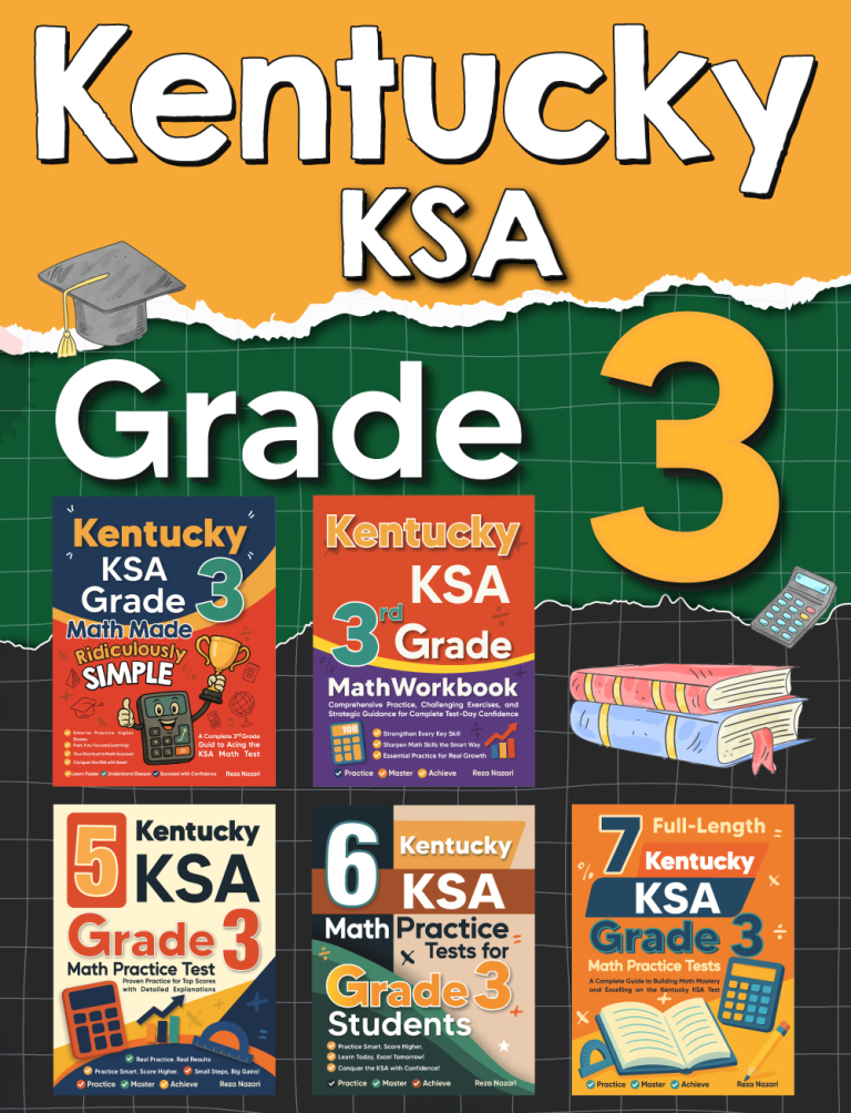 The Most Comprehensive Kentucky KSA Grade 3 Math Preparation Bundle cover