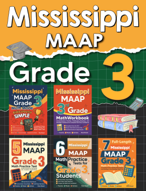 The Most Comprehensive Mississippi MAAP Grade 3 Math Preparation Bundle cover
