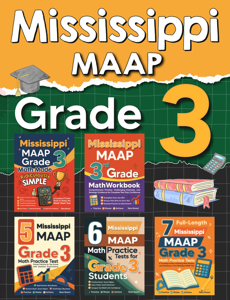 The Most Comprehensive Mississippi MAAP Grade 3 Math Preparation Bundle cover